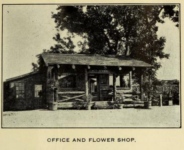 Old office and flower shop